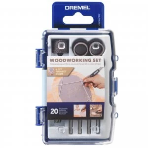 Image of Dremel 681 20 Piece Woodworking Accessory Set