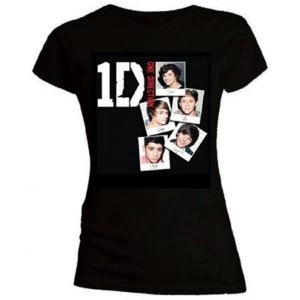 Image of One Direction - Photo Stack Womens Small T-Shirt - Black