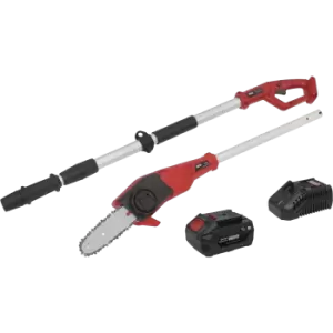 Image of Sealey CP20VTP02 20v Cordless Telescopic Tree Pruner Kit 1 x 4ah Li-ion Charger