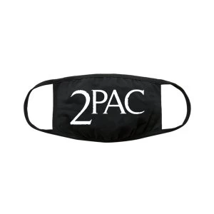 Image of Tupac - Logo Face Mask - Black