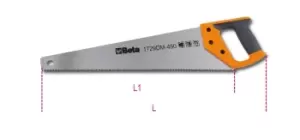 Image of Beta Tools 1729DM Wood Rip Saw 450mm L1: 400mm 12tpi 017290450