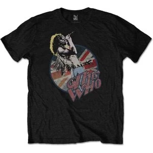 Image of The Who - Roger Vintage Pose Unisex Medium T-Shirt - Black