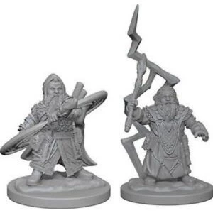 Image of Pathfinder Deep Cuts Unpainted Miniatures Dwarf Male Sorcerer