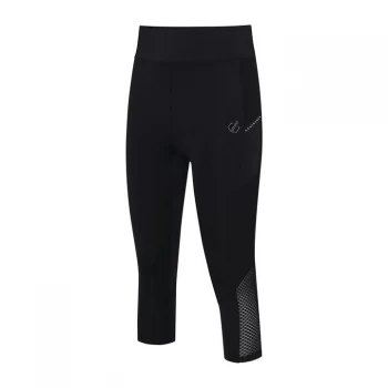 Image of Dare2B Swarovski Embellished Shine Bright three quarter Leggings - Black