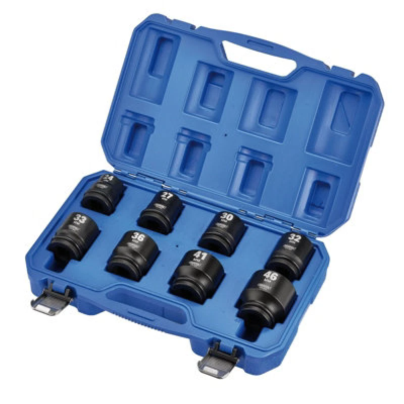 Image of Draper Draper 8 Piece 3/4" Square Drive Metric Impact Socket Set (Impact Wrench Compatible) 20206