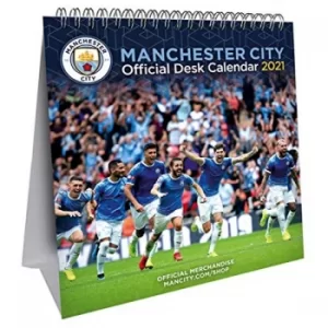 Image of Manchester City FC Desktop Calendar 2021