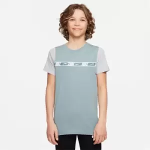 Image of Nike Repeat Short Sleeve Top Junior Boys - Grey