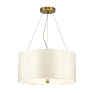 Image of Elstead Pearce 18" Pendant Aged Brass