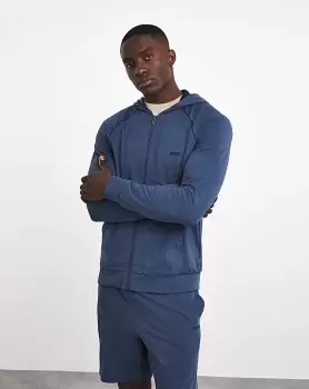 Image of BOSS Mix & Match Navy Lounge Hoodie