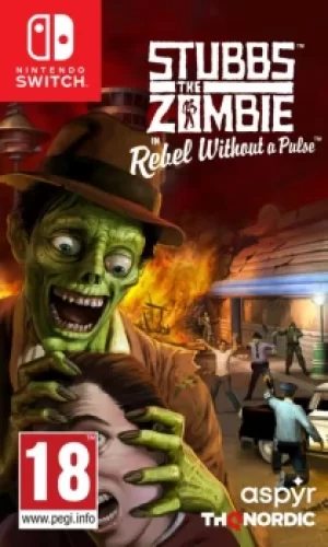 Image of Stubbs the Zombie in Rebel Without A Pulse Nintendo Switch Game