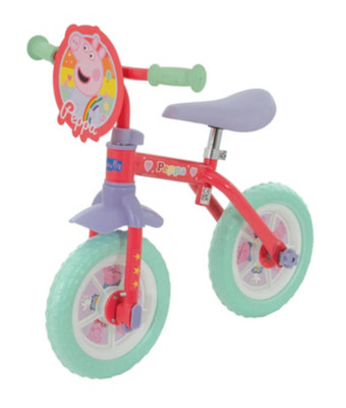 Image of Peppa Pig Peppa Pig 2-in-1 10" Wheel Size Training Bike