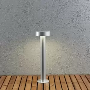 Image of Konstsmide Pesaro Outdoor Modern Bollard Light Grey 7W LED, IP54