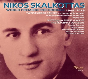 Image of Nikos Skalkottas World Premiere Recordings 1949-2019 - Volume 1 by Nikos Skalkottas CD Album