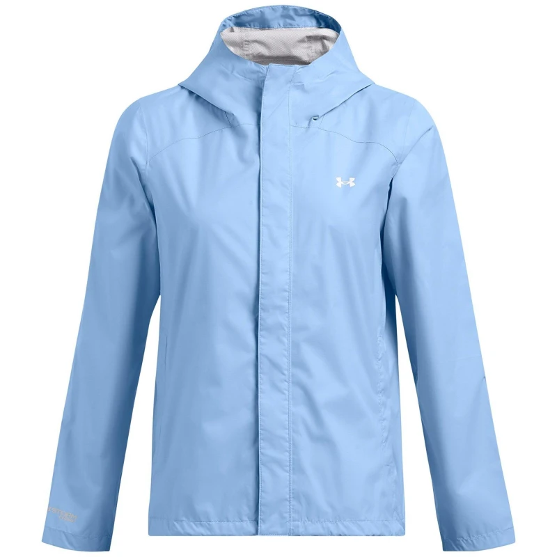 Image of Under Armour Womens Cloudstrike Moisture-Wicking Waterproof Performance Training Jacket Blue female 8 (XS)