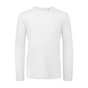 Image of B&C Mens Inspire Long Sleeve Tee (L) (White)