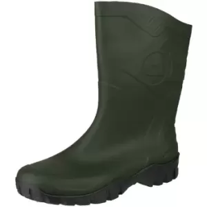 Image of Unisex Adult Dee Garden Wellies (9 UK) (Green/Black) - Green/Black - Dunlop