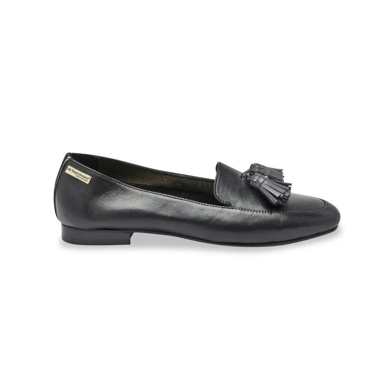 Image of LES TROPEZIENNES PAR M.BELARBI Fantome Leather Loafers Black Women 36 (3.5)