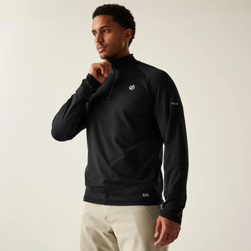 Image of Dare 2b Dare 2b Men 'Fuse Up II' Active Stretch Fleece in Charcoal Size: 5X-Large Charcoal 5XL Male 5059404420087