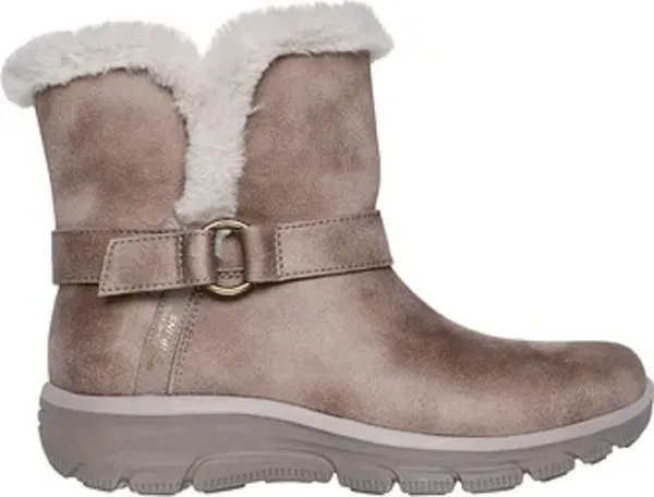 Image of Skechers Womens Easy Going Dreamers Move Ankle Boots UK Size 3 (EU 36) Dark Taupe SKE2335-DKTP-3