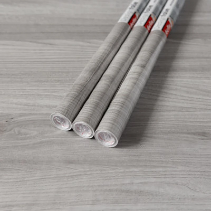 Image of D-C-Fix Woodgrain Sangallo Grey Self Adhesive Vinyl Wrap Film For Kitchen Doors And Worktops 2M(L) 67.5Cm(W) Pack Of 3 Rolls
