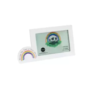Image of Rainbow Bridge Friends Wings Landscape Photo Frame