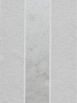 Image of Arthouse Calico Stripe Grey Wallpaper