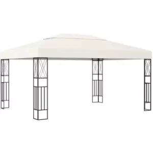Image of Vidaxl - Gazebo 3x4 m Cream Fabric - Cream