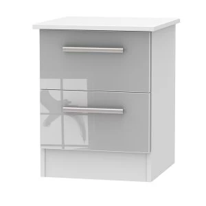 Image of Goodland 2-Drawer Cabinet - Grey