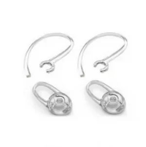 Image of Plantronics Replacement Ear Loop and Pad for M25M55M165 Gel Clear Pack of 2