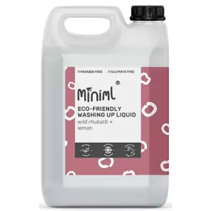 Image of Miniml Wild Rhubarb & Lemon Washing Up Liquid - 5L