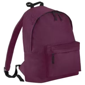 Image of Bagbase Fashion Backpack / Rucksack (18 Litres) (One Size) (Burgundy)