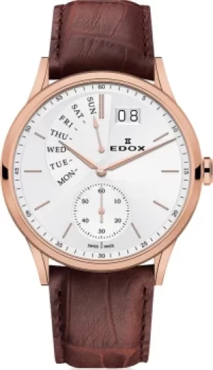 Image of Edox Watch Les Vauberts Day Date Retrograde