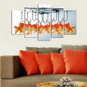 Image of 5MF-21 Multicolor Decorative MDF Painting (5 Pieces)