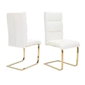 Image of Set Of 2 Antibes Dining Chairs White