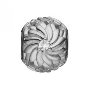 Image of Ladies Christina Sterling Silver Growing Flower Bead Charm