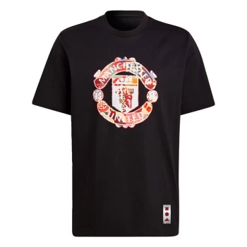 Image of adidas Manchester United CNY Jersey Mens - Black