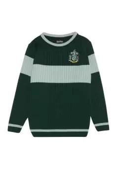 Image of Slytherin Quidditch Knitted Jumper