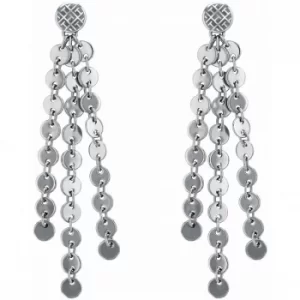 Image of Tommy Hilfiger Jewellery Hanging Disc Earrings