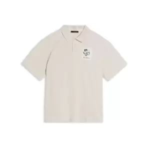 Image of Ted Baker Marden Ribbed Polo Mens - Brown