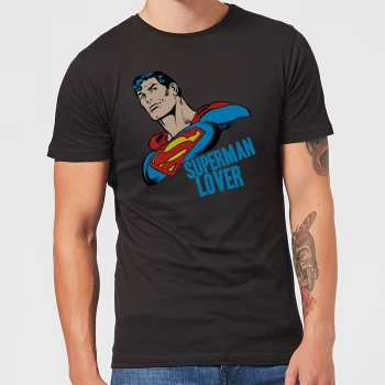 Image of DC Comics Superman Lover T-Shirt - Black - S