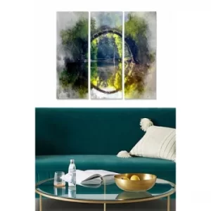 Image of MDF3173964 Multicolor Decorative MDF Painting (3 Pieces)