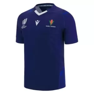 Image of Macron Samoa RWC 2023 Alternative Rugby Shirt Adults - Blue