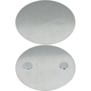 Image of Brennenstuhl 1290000 Magnet Assembly Plate BR 1000 for Smoke Detector, Silver