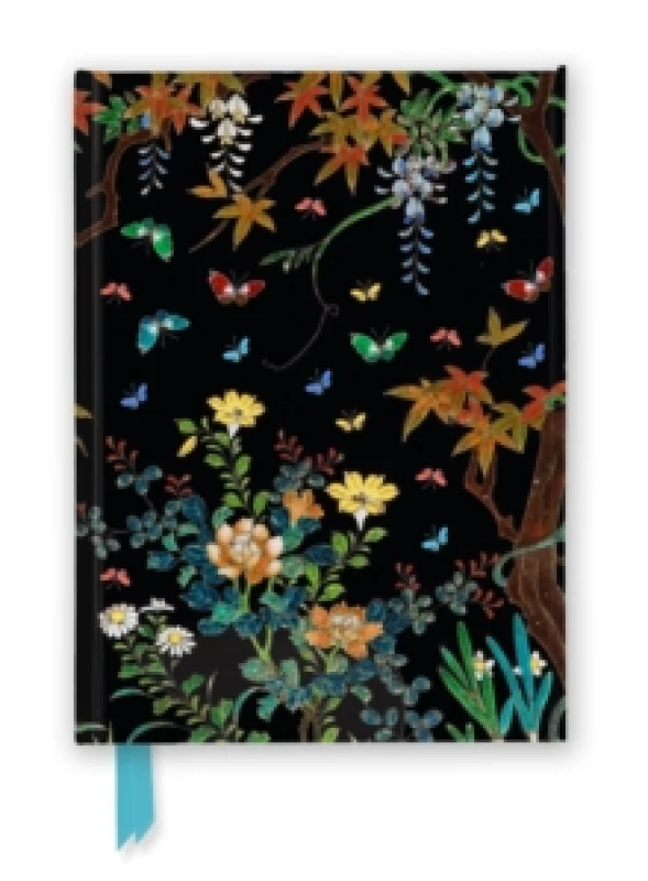 Image of Ashmolean Museum: Cloisonne Casket with Flowers and Butterflies (Foiled Journal) Notebook / blank book