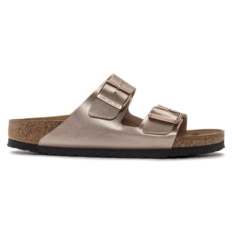 Image of Birkenstock Womens sandals Birkenstock Arizona Birko-Flor Bronze Female 38 Etroit