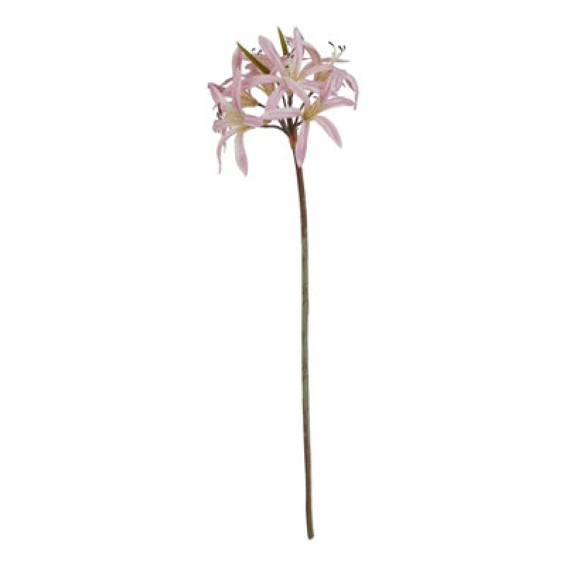 Image of Hill Interiors The Natural Garden Collection Lily Stem Artificial Flower Pink/green (One Size)