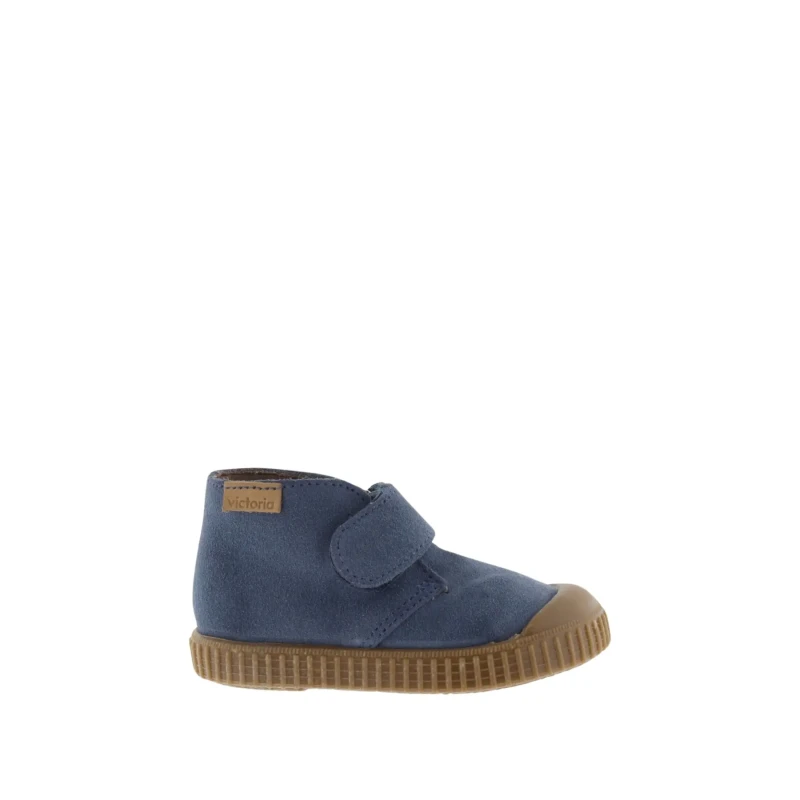 Image of Victoria SAFARI TIRA SERRAJE boys's Children's Shoes (High-top Trainers) in Blue