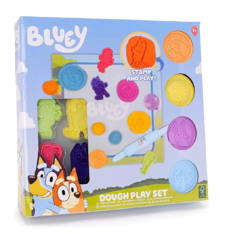 Image of Bluey Dough Modelling Playset Multi
