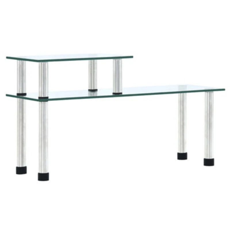 Image of Vidaxl Kitchen Shelf Transparent 45X16X26cm Tempered Glass Kitchen Shelves