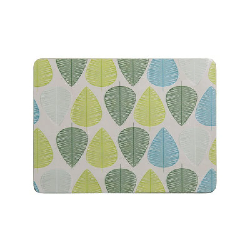 Image of Premier Housewares Set Of Four Leaf Placemats Green